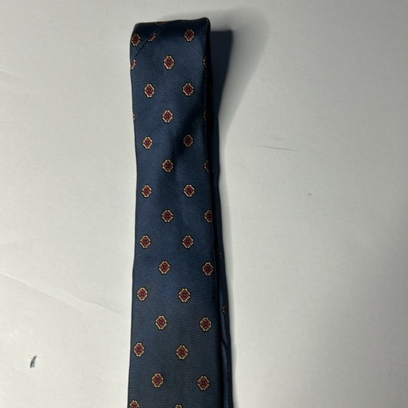 GIVENCHY Monsieur Silk Neck Tie Gray Blue Luxury Simple Minimal Italy - Picture 4 of 8